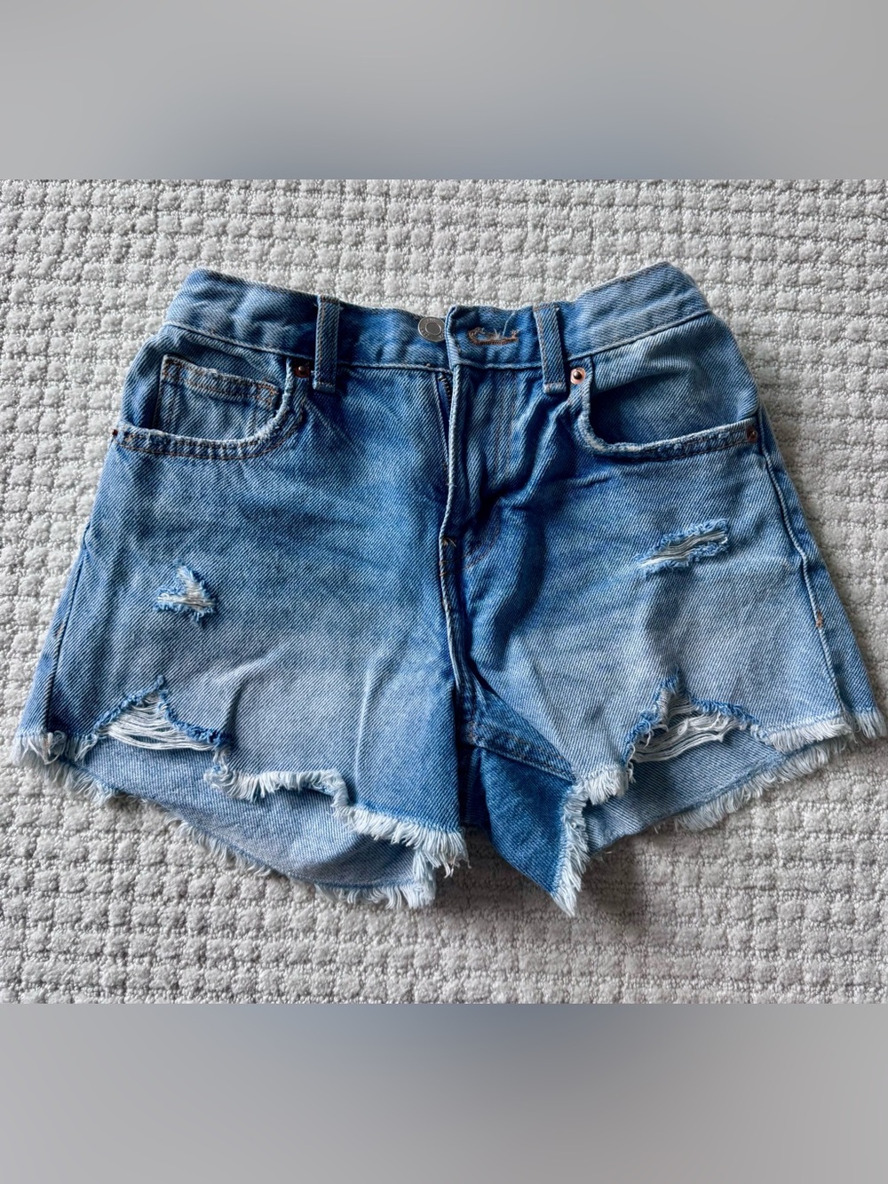 Kids Zara Distressed Shorts Size 9-10